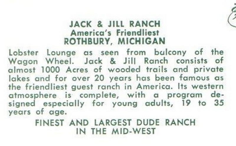 Double JJ Resort (Jack and Jill Ranch) - Vintage Postcard